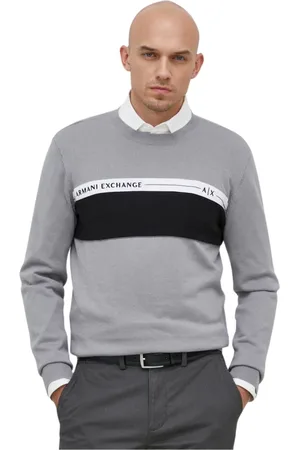Armani Exchange Heren, Truien, Grijs, Maat: S