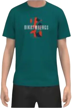 Bikkembergs Heren, Tops, Groen, Maat: L Katoen