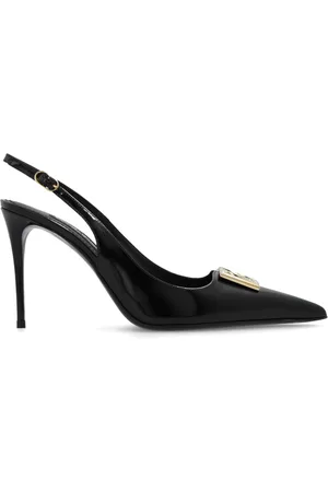 Dolce & Gabbana Dames, Schoenen, Zwart, Maat: 37 1/2 EU Leer