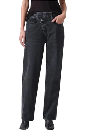 AGOLDE Dames, Jeans, Zwart, Maat: W26 Katoen