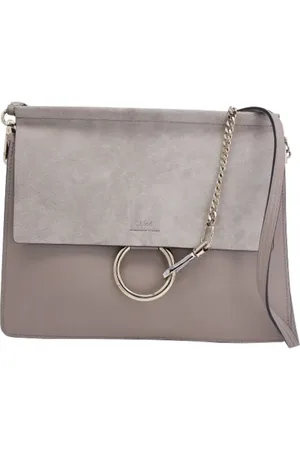Chloé Dames, Pre-owned, Grijs, Maat: ONE Size Leer