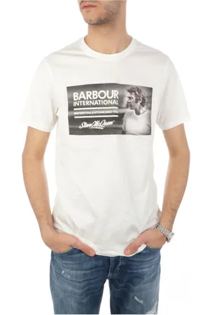 Barbour Heren, Tops, Wit, Maat: M