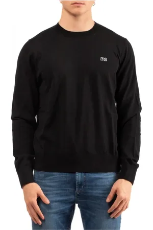 Dsquared2 Heren, Sweatshirts & Hoodies, Zwart, Maat: S