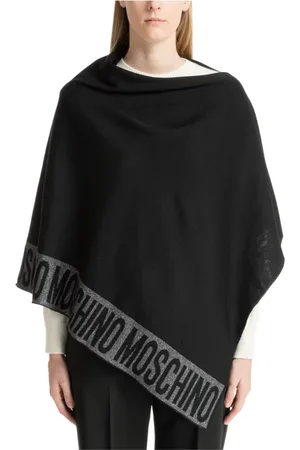 Moschino Dames, Jassen, Zwart, Maat: ONE Size Wol