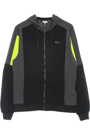 Fila Heren, Sweatshirts & Hoodies, Zwart, Maat: S Zijde