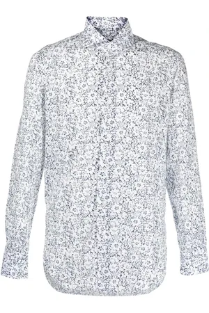 BARBA Heren, Overhemden, Blauw, Maat: 4XL Viscose