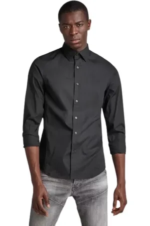 G-Star Heren, Overhemden, Zwart, Maat: XS