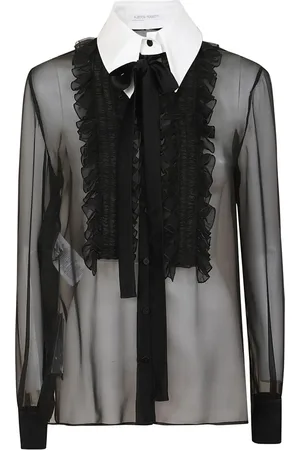 Alberta Ferretti Dames, Blouses & Shirts, Zwart, Maat: XS Zijde