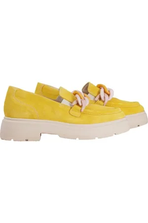 Dl Dames, Schoenen, Geel, Maat: 38 EU Leer