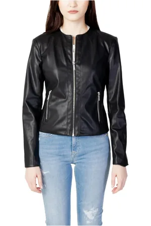 Armani Exchange Dames, Jassen, Zwart, Maat: XL Leer