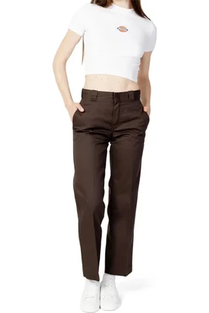 Dickies Dames, Broeken, Bruin, Maat: W32 L30