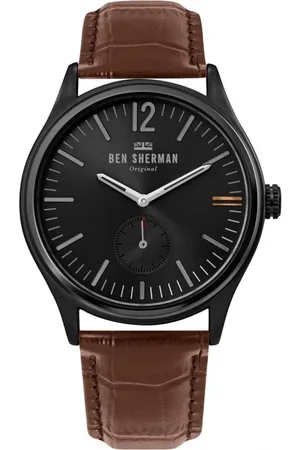 Ben Sherman Heren, Accessoires, Bruin, Maat: ONE Size Leer