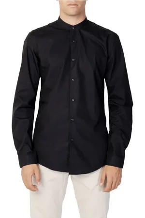 Antony Morato Heren, Overhemden, Zwart, Maat: XS Katoen