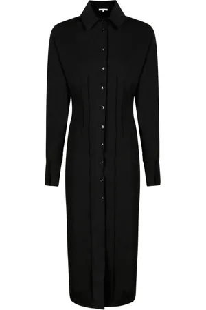 Patrizia Pepe Dames, Jurken, Zwart, Maat: 2XS Viscose