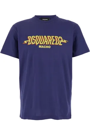 Dsquared2 Heren, Tops, Blauw, Maat: L Katoen