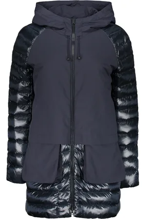HERNO Dames, Mantels, Blauw, Maat: S Polyamide