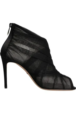 Dolce & Gabbana Dames, Schoenen, Zwart, Maat: 38 EU Leer