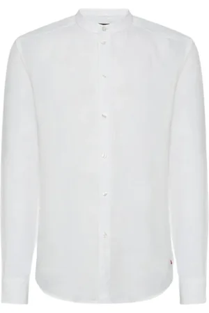 Peuterey Heren, Overhemden, Wit, Maat: 2XL Linnen