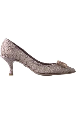Dolce & Gabbana Dames, Schoenen, Roze, Maat: 35 1/2 EU Katoen