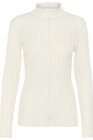 Karen by Simonsen Dames, Truien, Wit, Maat: XL