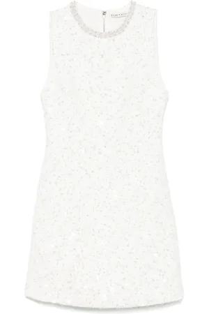 ALICE+OLIVIA Dames, Jurken, Wit, Maat: S