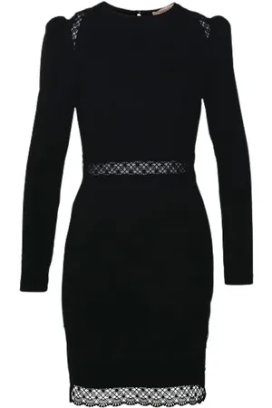 Twin-Set Dames, Jurken, Zwart, Maat: XS Taf