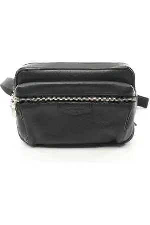 LOUIS VUITTON Heren, Pre-owned, Zwart, Maat: ONE Size Leer