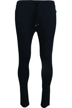 Dolce & Gabbana Heren, Broeken, Blauw, Maat: S Katoen