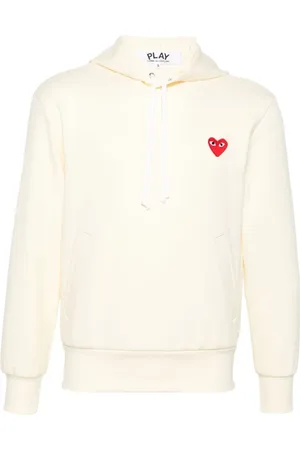 Comme des Garçons Heren, Sweatshirts & Hoodies, Wit, Maat: M