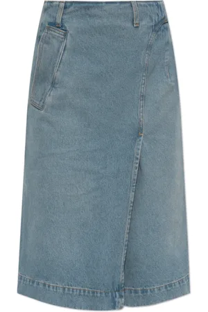 Victoria Beckham Dames, Rokken, Blauw, Maat: S Denim