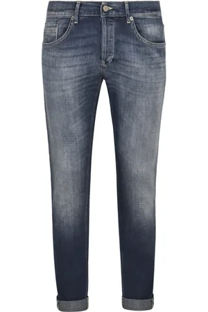 Dondup Heren, Jeans, Blauw, Maat: W35 Katoen
