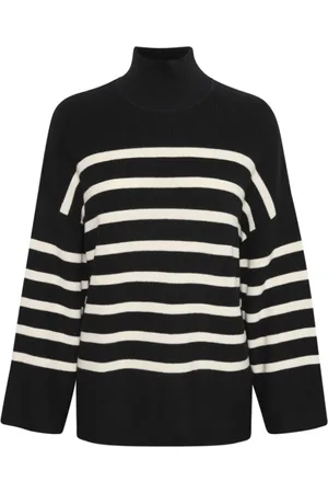 INWEAR Dames, Truien, Zwart, Maat: XS Katoen
