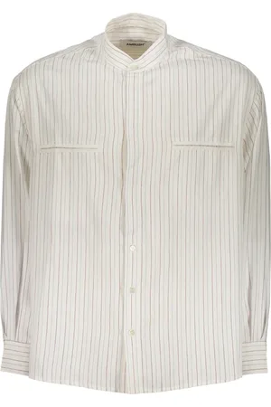 AMBUSH Heren, Overhemden, Wit, Maat: 2XS Viscose