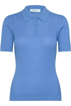 Rosemunde Dames, Tops, Blauw, Maat: XL Zijde