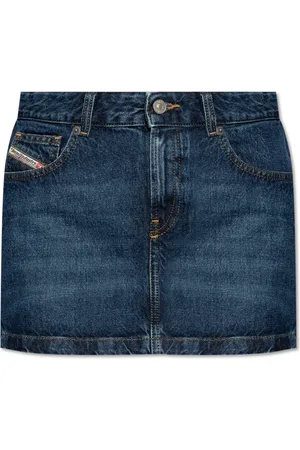 Diesel Dames, Rokken, Blauw, Maat: W27 Denim