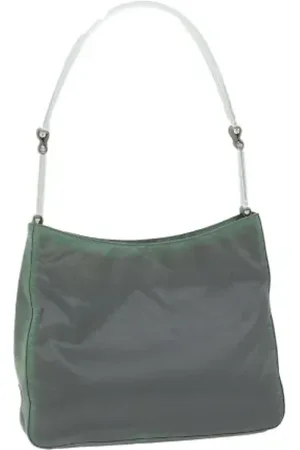 Prada Dames, Pre-owned, Groen, Maat: ONE Size Nylon