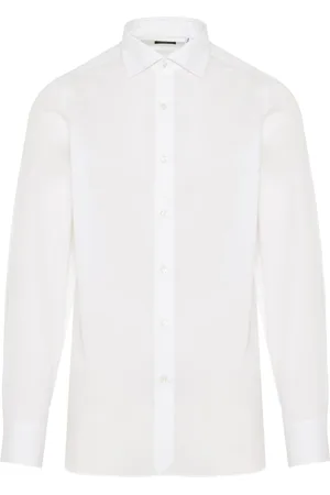 Finamore Heren, Overhemden, Wit, Maat: 2XL Katoen