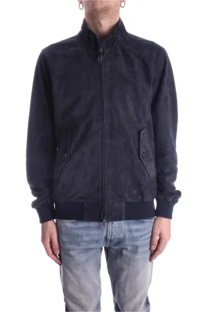 Baracuta Heren, Jassen, Blauw, Maat: 3XL Leer