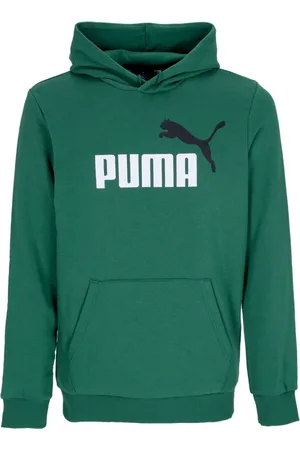 PUMA Heren, Sweatshirts & Hoodies, Groen, Maat: XL Katoen