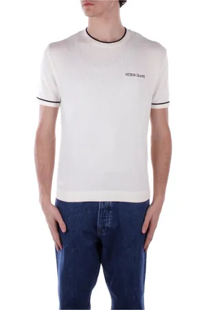 Guess Heren, Tops, Wit, Maat: L Katoen