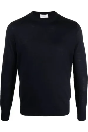 BALLANTYNE Heren, Truien, Blauw, Maat: 3XL Wol