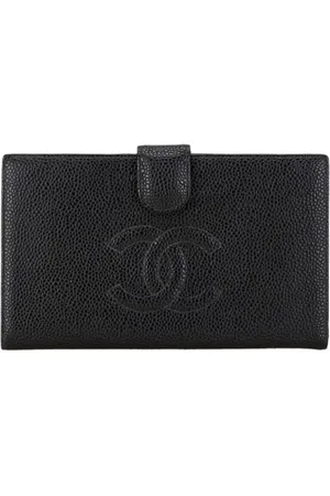CHANEL Dames, Pre-owned, Zwart, Maat: ONE Size Leer