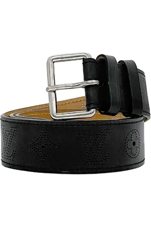 LOUIS VUITTON Dames, Pre-owned, Zwart, Maat: ONE Size Leer