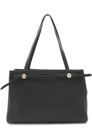 Hermès Dames, Pre-owned, Zwart, Maat: ONE Size Leer