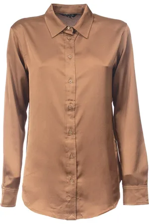 Ralph Lauren Dames, Blouses & Shirts, Bruin, Maat: M Poliester