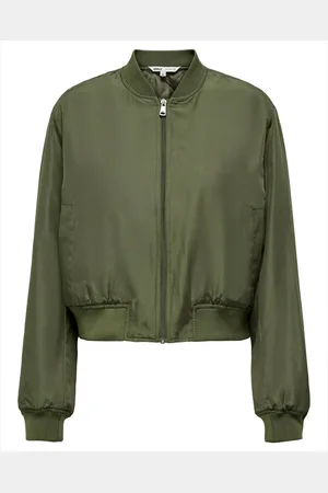 ONLY Dames, Jassen, Groen, Maat: L Poliester