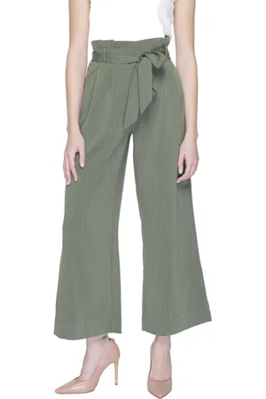 ONLY Dames, Broeken, Groen, Maat: XS Nylon