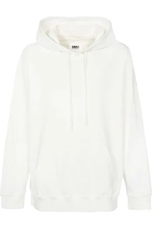 Maison Margiela Heren, Sweatshirts & Hoodies, Wit, Maat: M Katoen