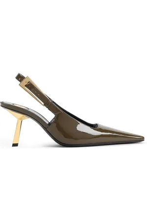 Saint Laurent Dames, Schoenen, Groen, Maat: 37 1/2 EU Leer