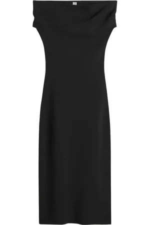 Totême Dames, Jurken, Zwart, Maat: M Viscose